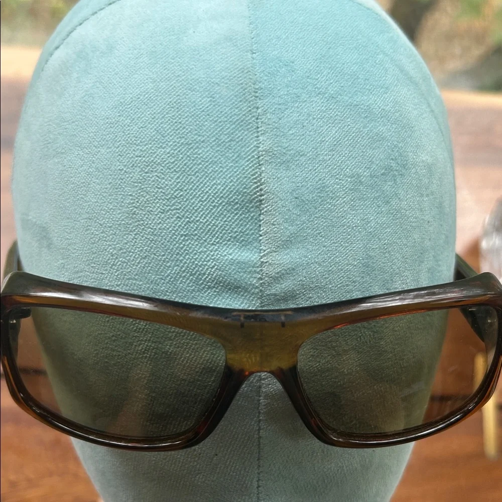 Spy Optic y2k La Baron Tortoiseshell Rectangle Sunglasses polarized Lenses !!